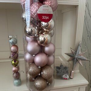 Christmas Tree decorations - Rose, Gold, Silver